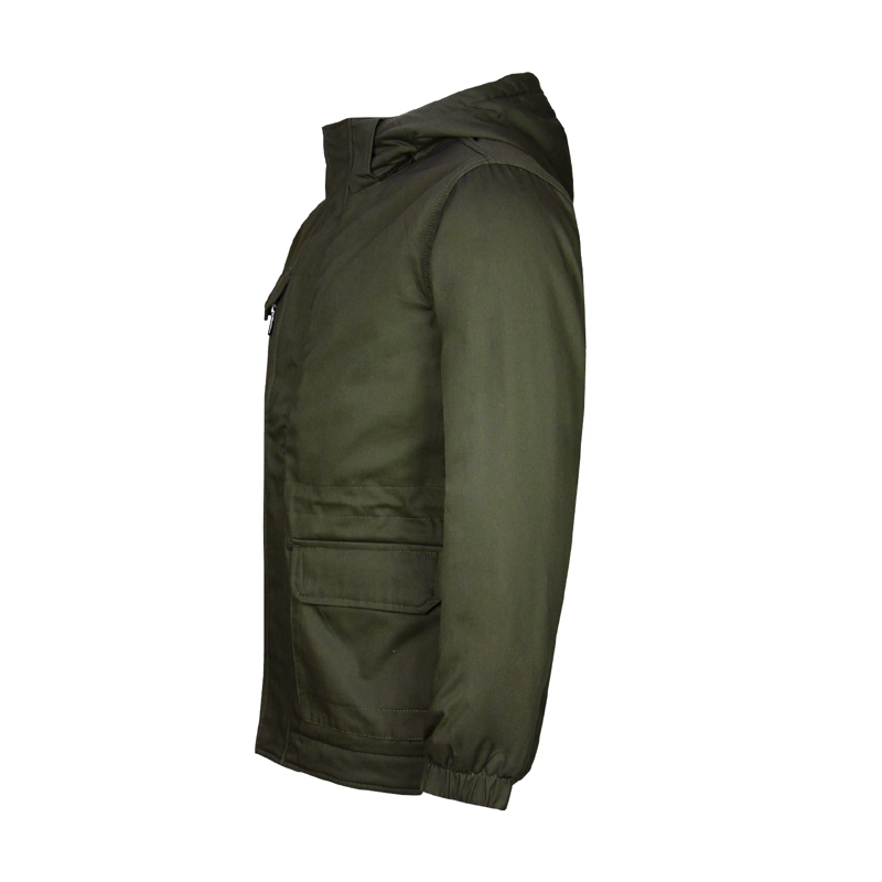 PARKA UNISEX ANDESLAND OUTDOOR APPAREL LARGA FORRO PELUCHE GORRO DESMONTABLE ALGODÓN - 2