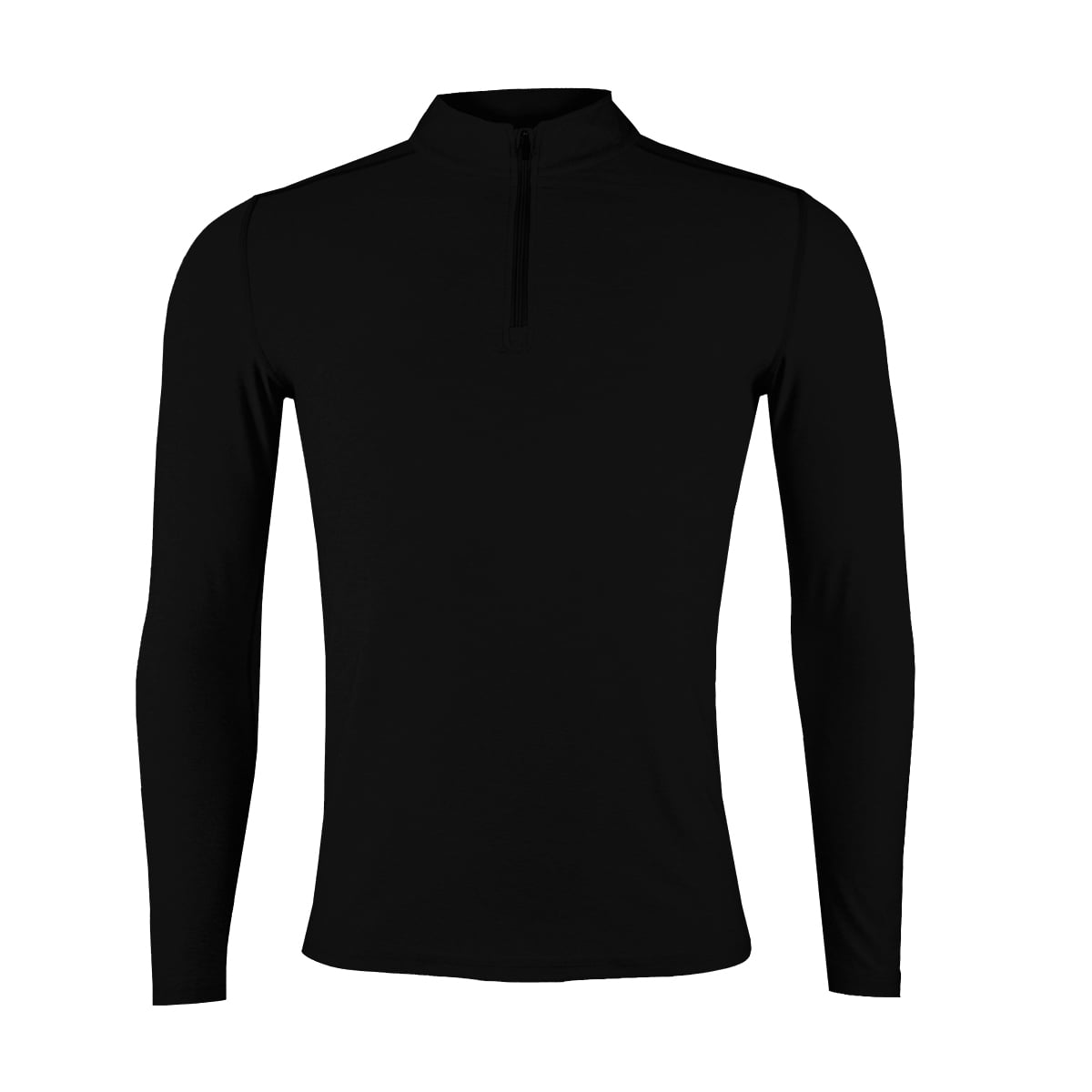 POLERA MANGA LARGA HOMBRE ANDESLAND DRY FIT CON CIERRE - 1