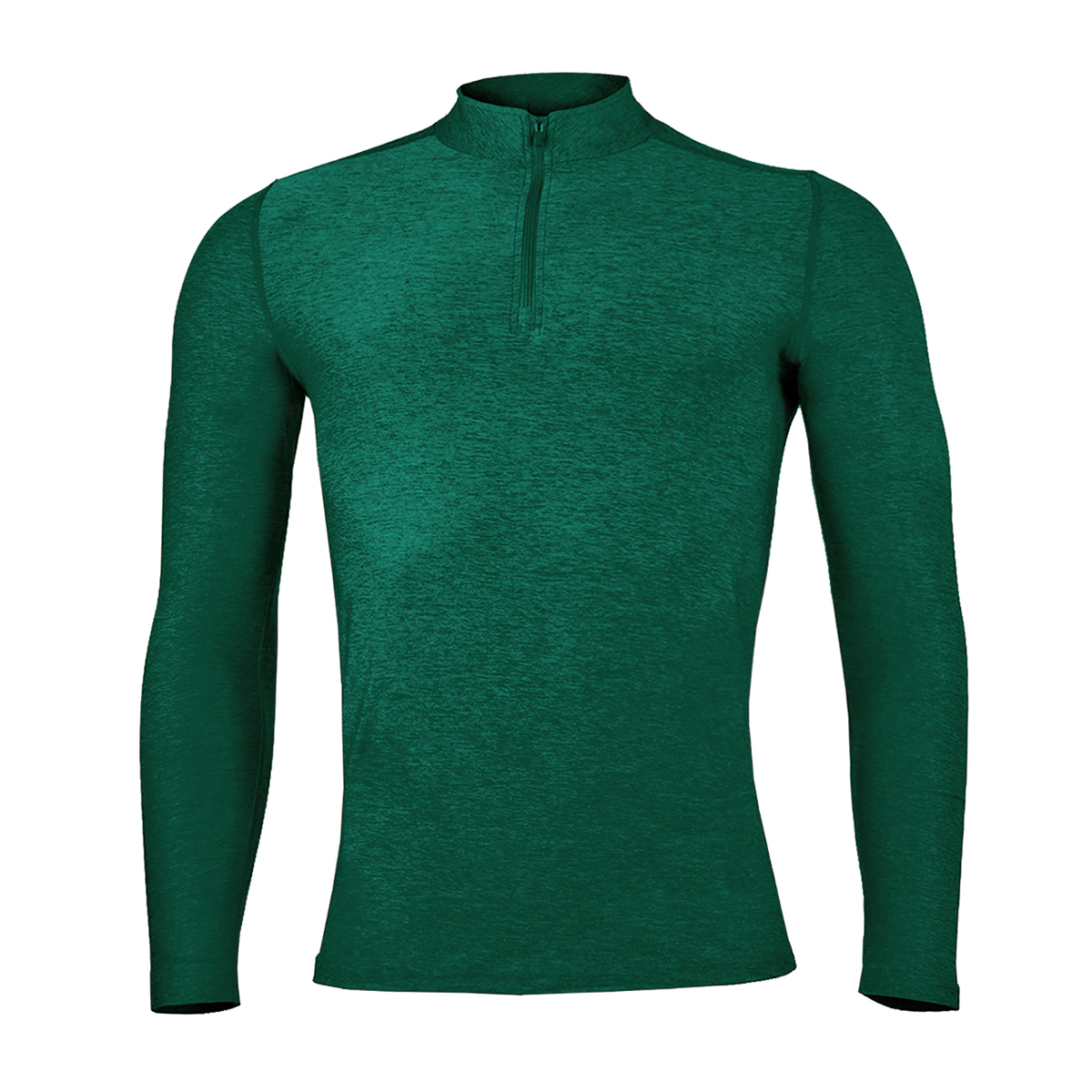 POLERA MANGA LARGA HOMBRE ANDESLAND DRY FIT CON CIERRE - 1