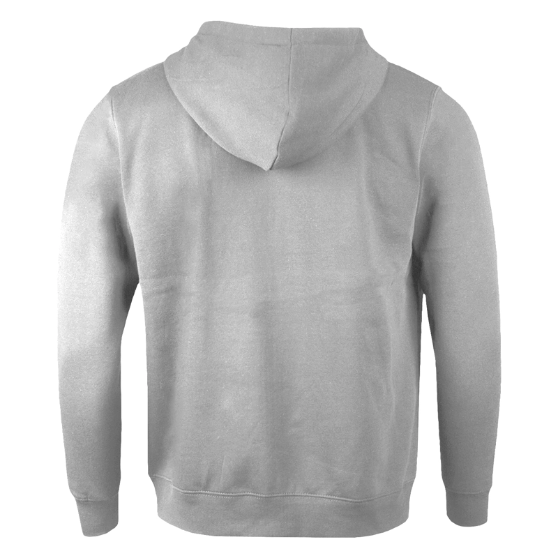 POLERON CANGURO CON CIERRE VULPES UNISEX - XXS, GRIS CLARO - 3