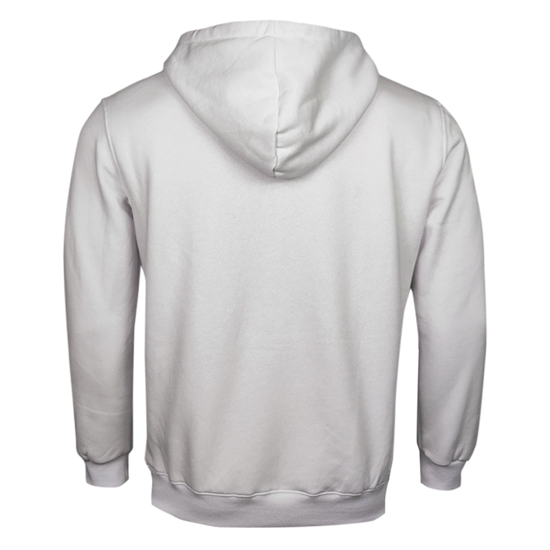 POLERON CANGURO CON CIERRE VULPES UNISEX - XXS, GRIS CLARO - 3