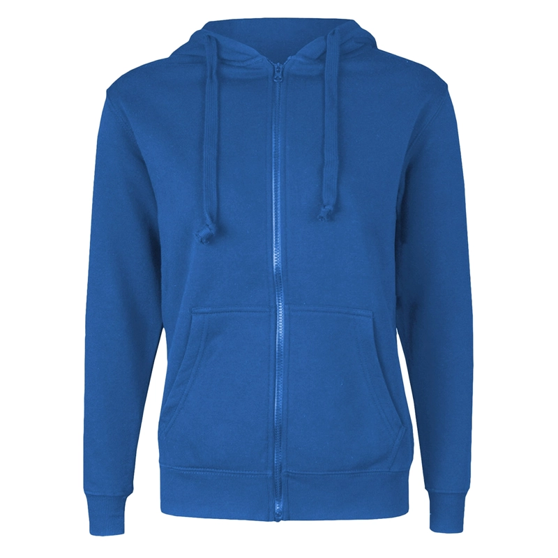 POLERON CANGURO CON CIERRE VULPES UNISEX - XXS, GRIS CLARO - 4