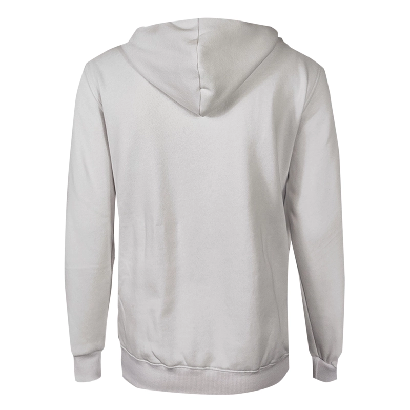 POLERON CANGURO CON CIERRE VULPES UNISEX - XXS, GRIS CLARO - 6