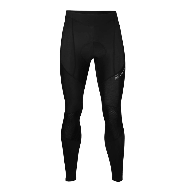 CALZA HOMBRE NEGRO CICLISMO ANDESLAND OUTDOOR APPAREL LARGA ACOLCHADO DRYUP - 1