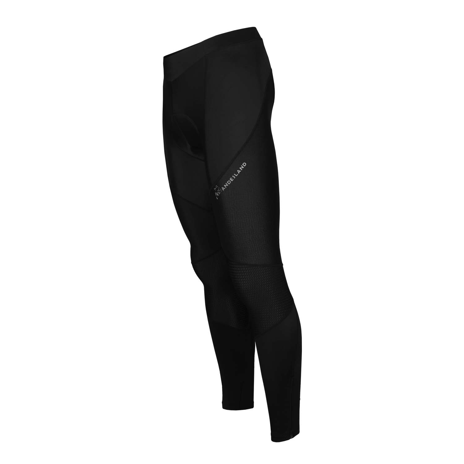 CALZA HOMBRE NEGRO CICLISMO ANDESLAND OUTDOOR APPAREL LARGA ACOLCHADO DRYUP - 2