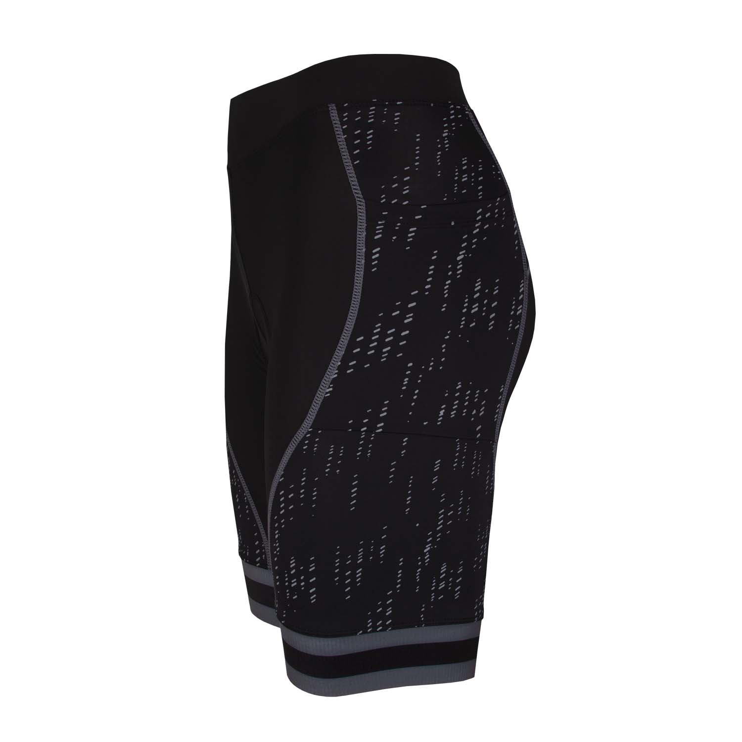CALZA HOMBRE NEGRO CICLISMO ANDESLAND OUTDOOR APPAREL ACOLCHADO DRYUP CON BOLSILLOS - 2