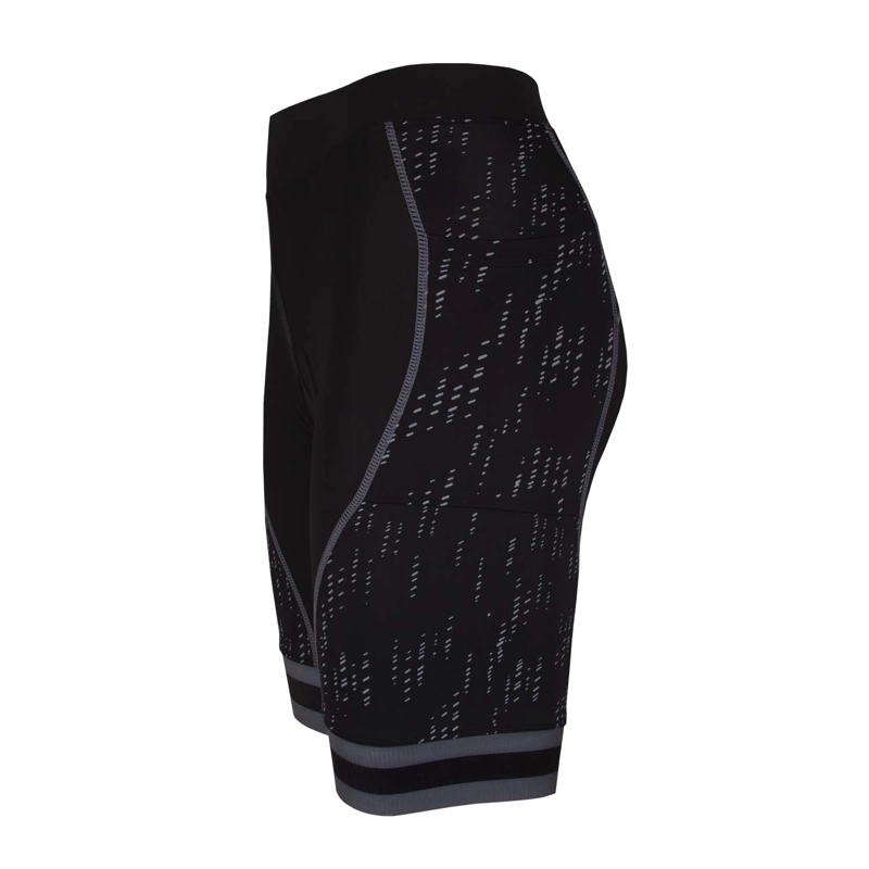 CALZA HOMBRE NEGRO CICLISMO ANDESLAND OUTDOOR APPAREL ACOLCHADO DRYUP CON BOLSILLOS - 2
