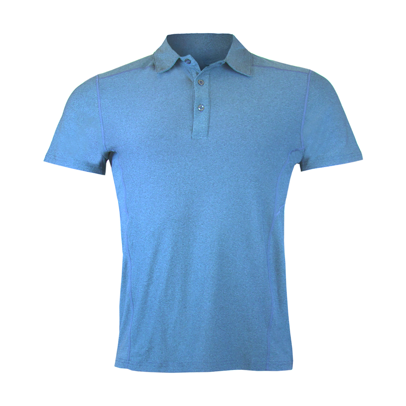 POLERA DRY FIT MANGA CORTA CON CUELLO PALE PRO HOMBRE - 1