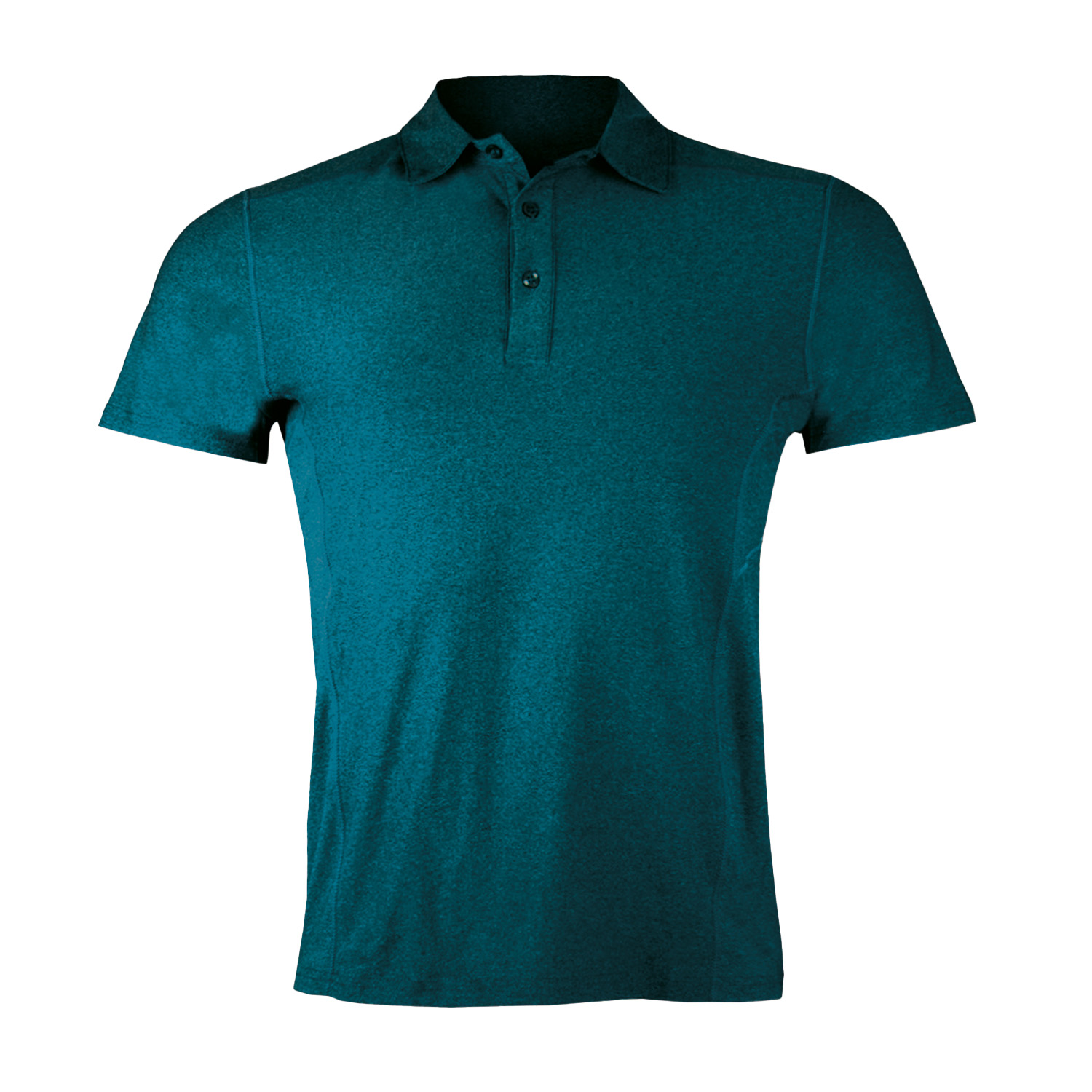 POLERA DRY FIT MANGA CORTA CON CUELLO PALE PRO HOMBRE - 1