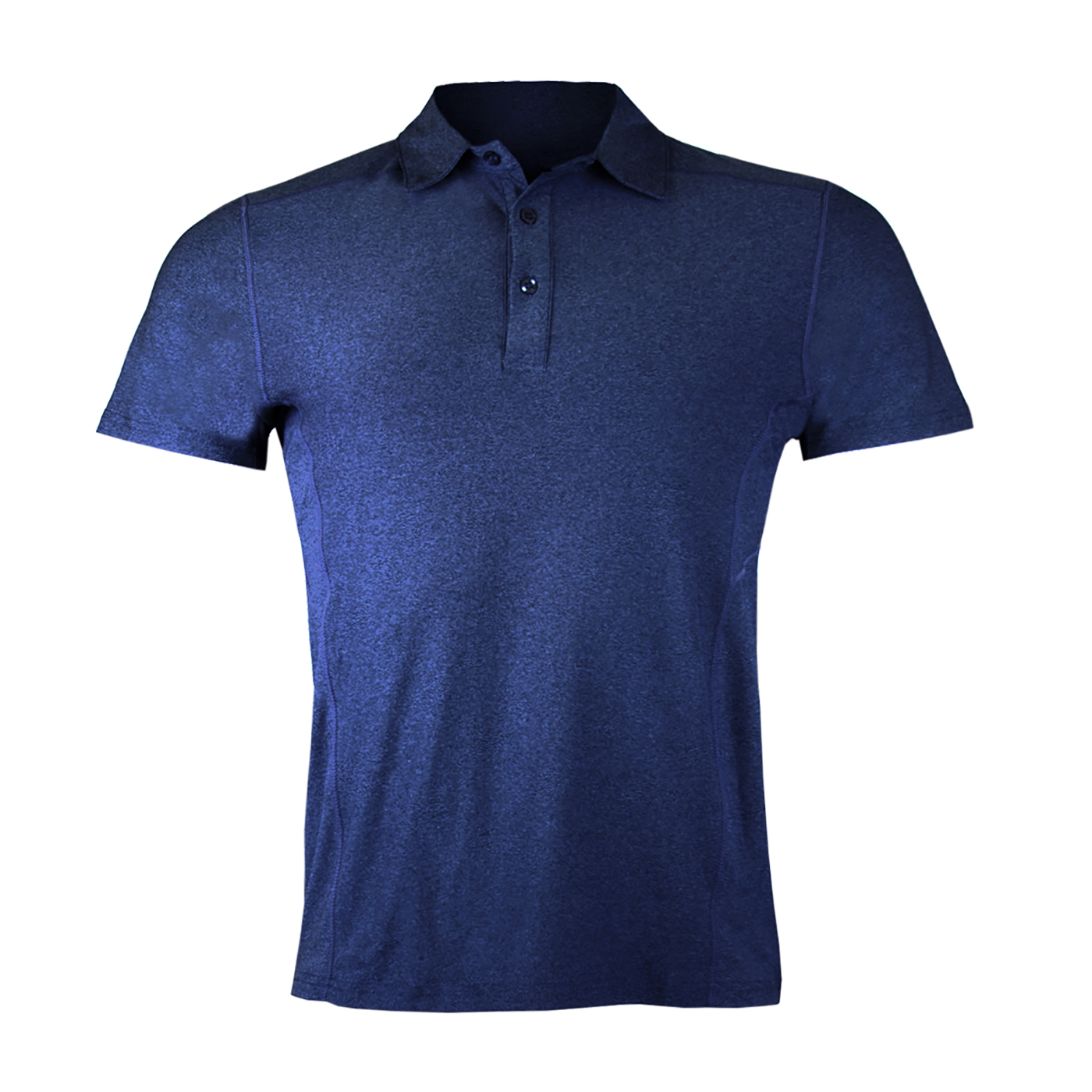 POLERA DRY FIT MANGA CORTA CON CUELLO PALE PRO HOMBRE - 1