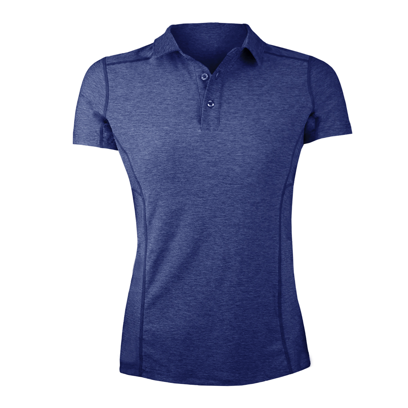 POLERA DRY FIT MANGA CORTA CON CUELLO PALE PRO MUJER - 1