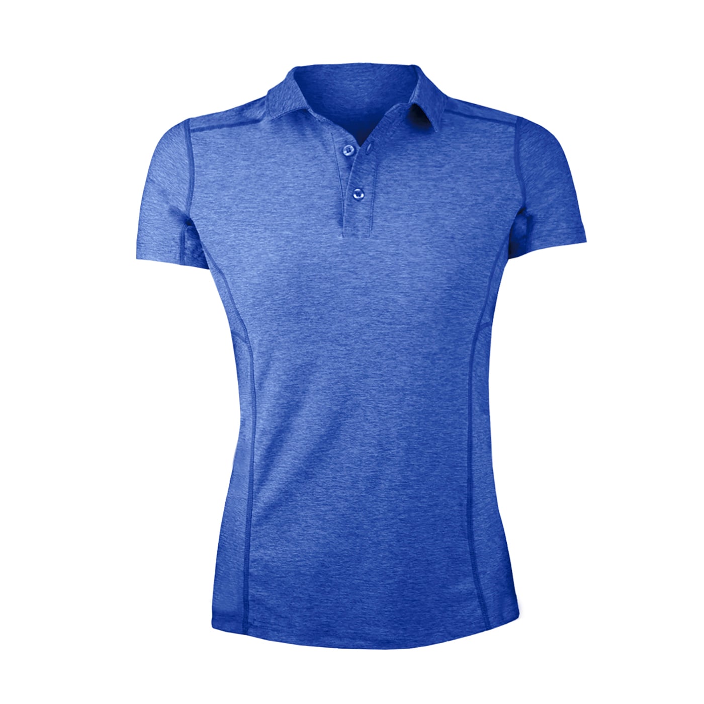 POLERA DRY FIT MANGA CORTA CON CUELLO PALE PRO MUJER - 1