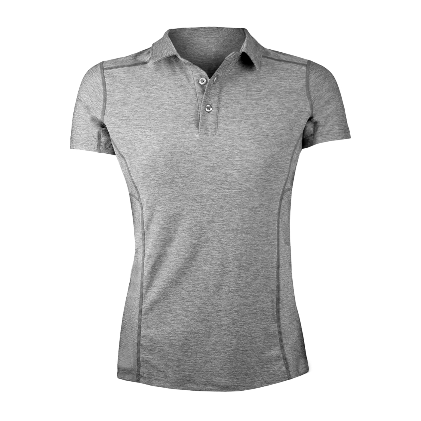 POLERA DRY FIT MANGA CORTA CON CUELLO PALE PRO MUJER - 1