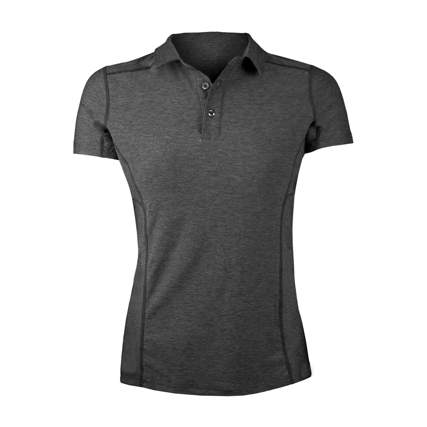 POLERA DRY FIT MANGA CORTA CON CUELLO PALE PRO MUJER - 1