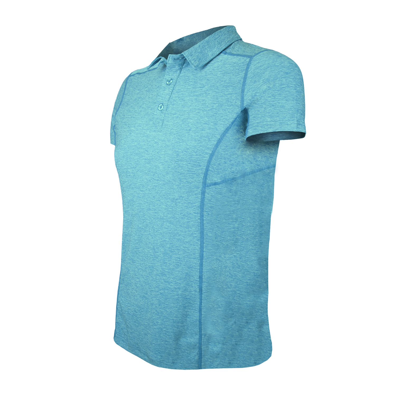 POLERA DRY FIT MANGA CORTA CON CUELLO PALE PRO MUJER - 2