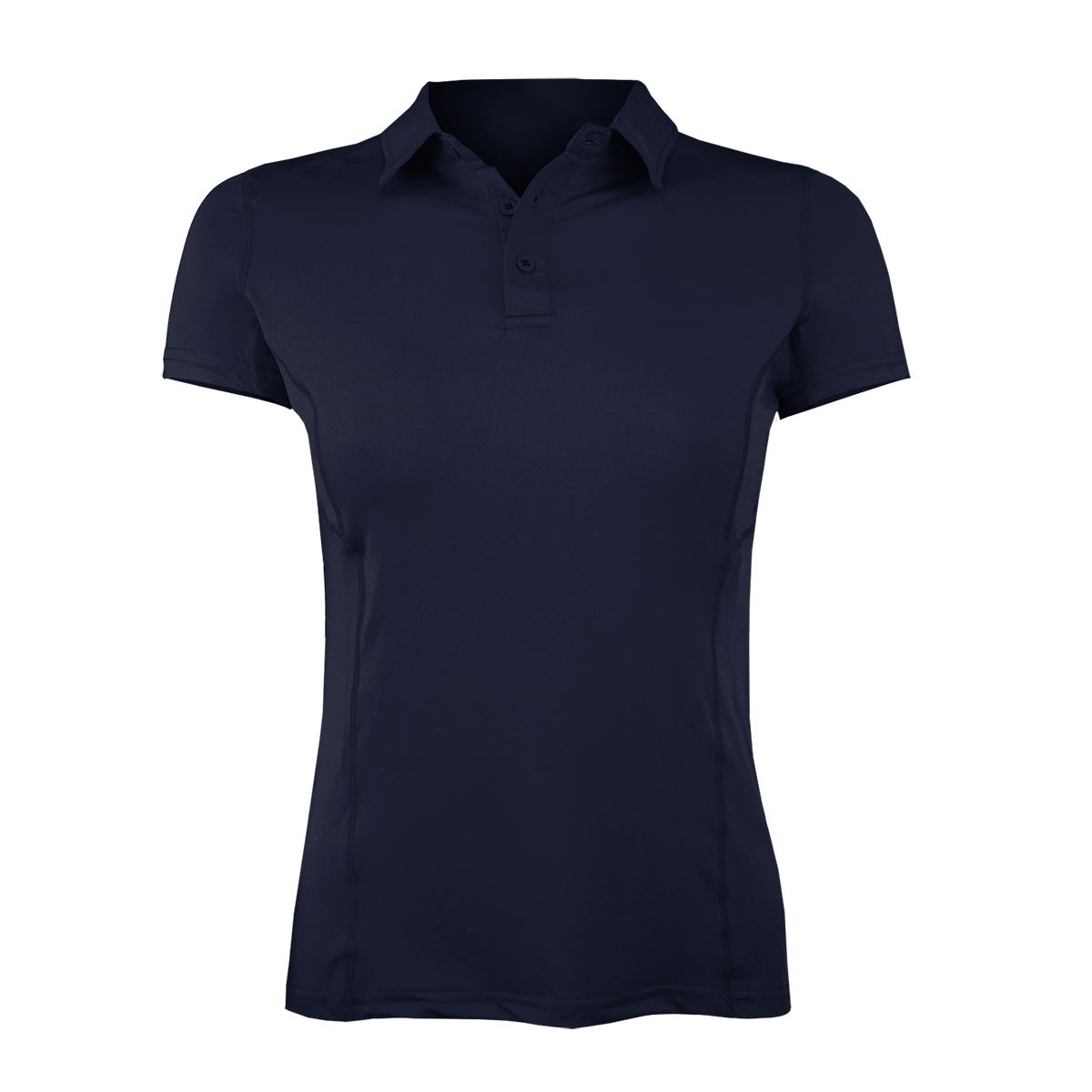 POLERA DRY FIT MANGA CORTA CON CUELLO PALE ESSENTIAL MUJER - 1