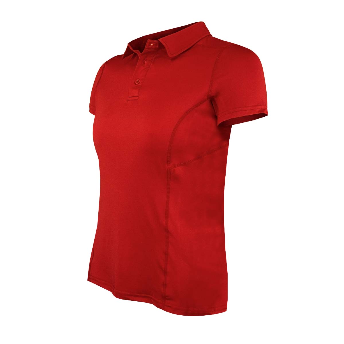 POLERA DRY FIT MANGA CORTA CON CUELLO PALE ESSENTIAL MUJER - 2