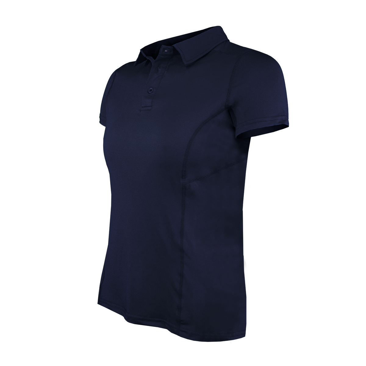 POLERA DRY FIT MANGA CORTA CON CUELLO PALE ESSENTIAL MUJER - 2