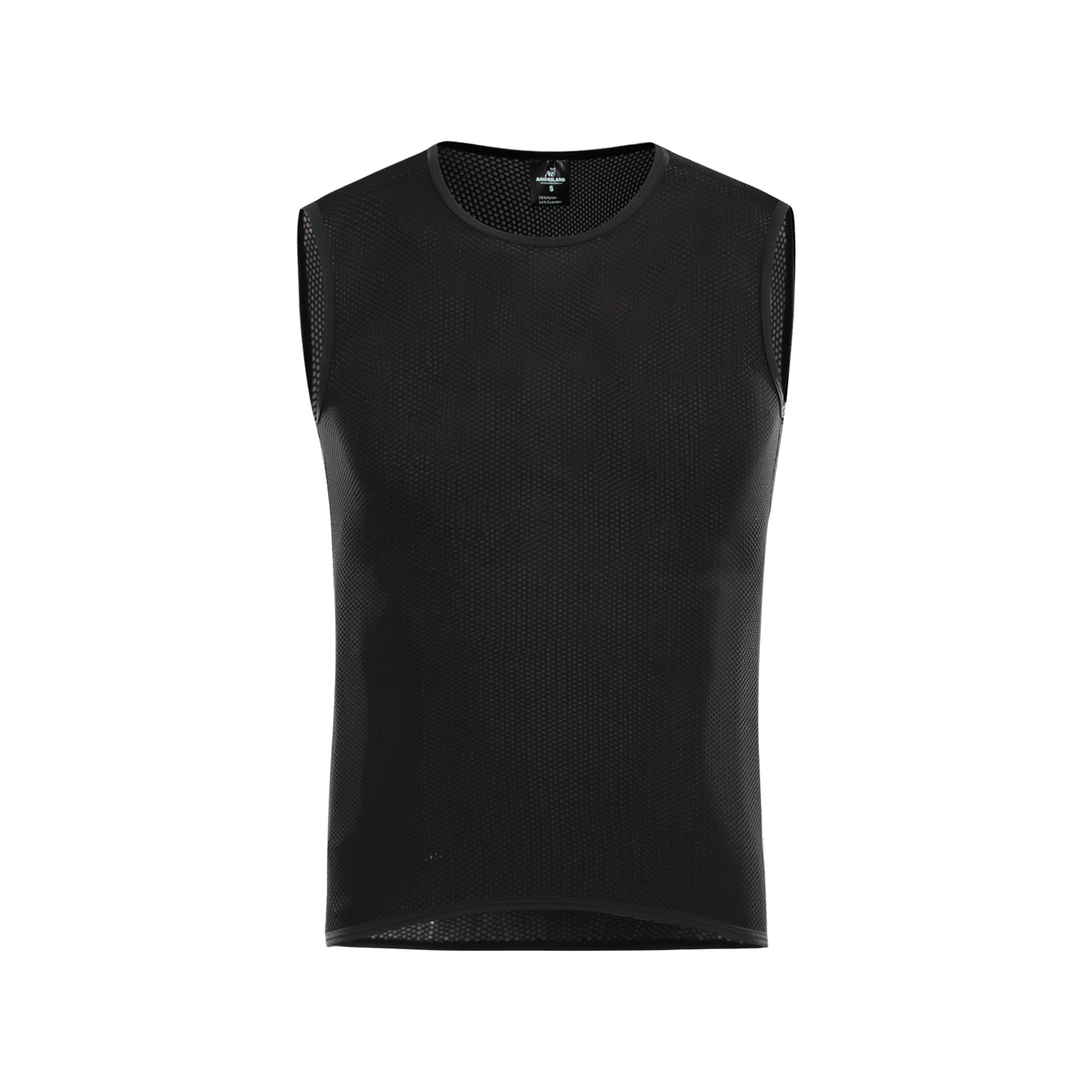 CAMISETA SIN MANGAS HOMBRE ANDESLAND NEGRO SUDADERA CICLISTA BASE CICLISMO DEPORTIVO - 1
