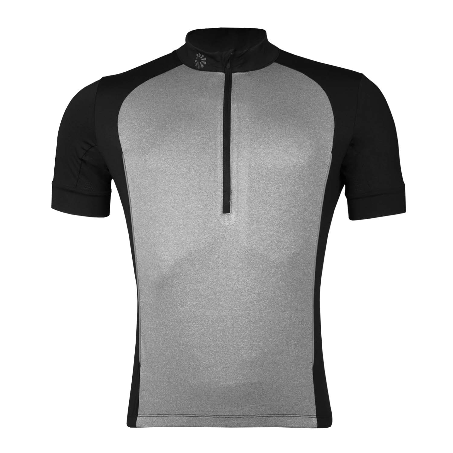 POLERA MANGA CORTA HOMBRE ANDESLAND NEGRO TRICOTA CICLISTA CICLISMO DEPORTIVO - 1