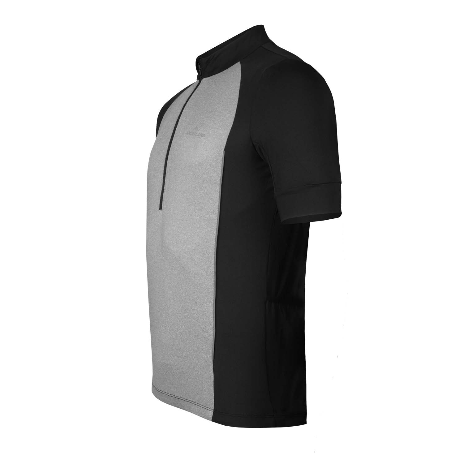 POLERA MANGA CORTA HOMBRE ANDESLAND NEGRO TRICOTA CICLISTA CICLISMO DEPORTIVO - 2