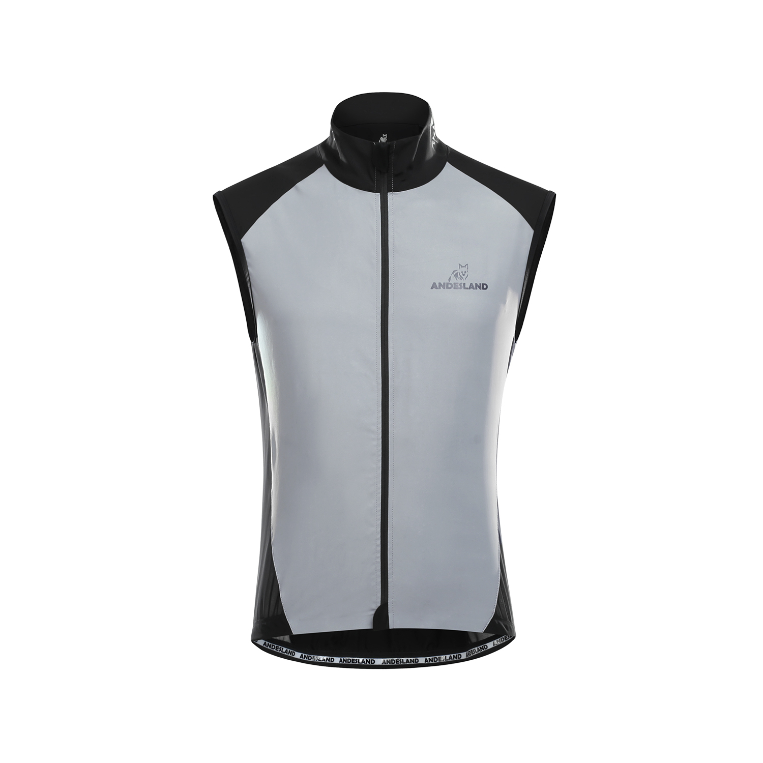 CHALECO HOMBRE ANDESLAND MULTICOLOR CICLISTA STRETCH REFLECTANTE CICLISMO DEPORTIVO - 1