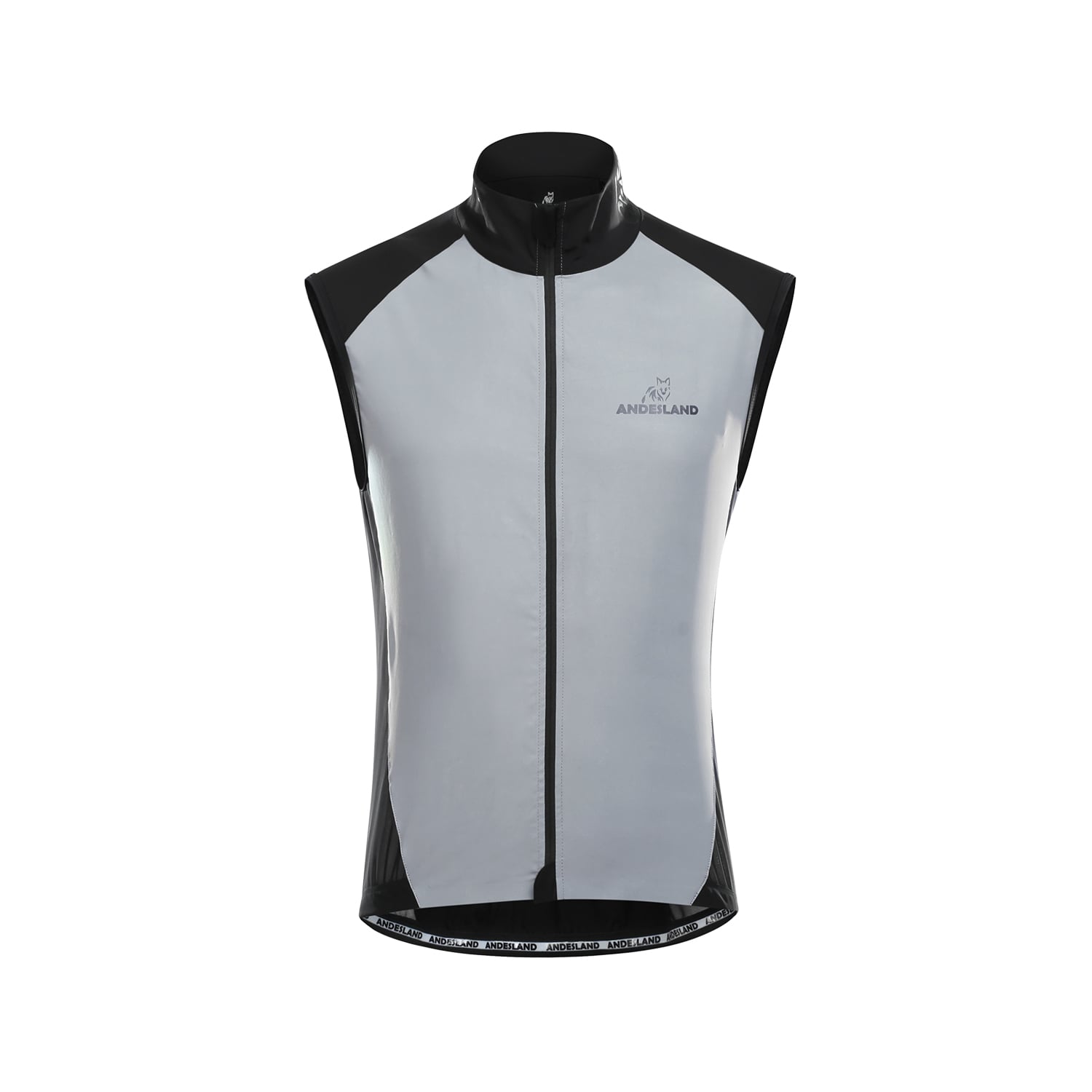 CHALECO HOMBRE ANDESLAND MULTICOLOR CICLISTA STRETCH REFLECTANTE CICLISMO DEPORTIVO - 1