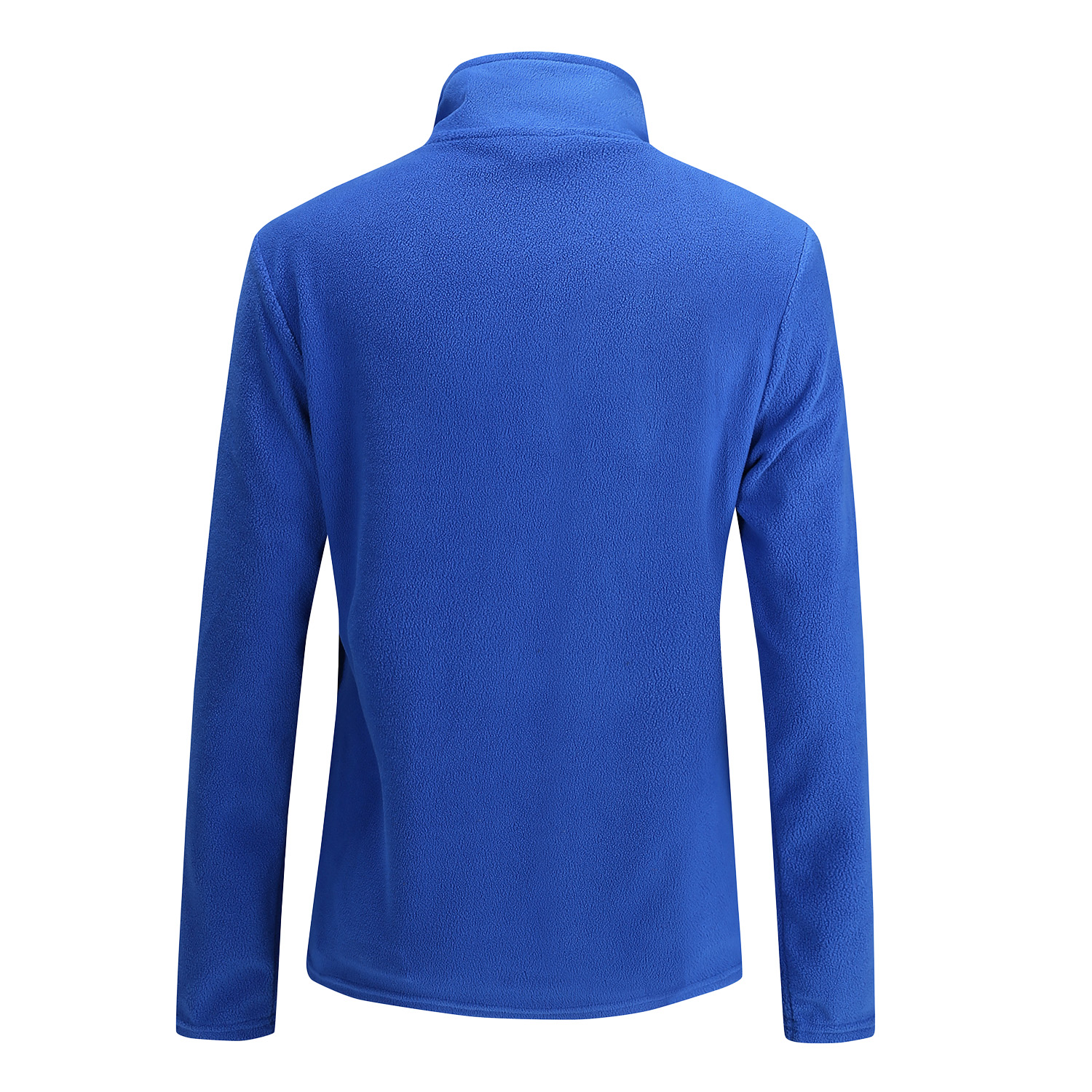POLERA MANGA LARGA MUJER ANDESLAND II CAPA MICROPOLAR LISO MEDIO CIERRE TÉRMICO DEPORTIVO - 3