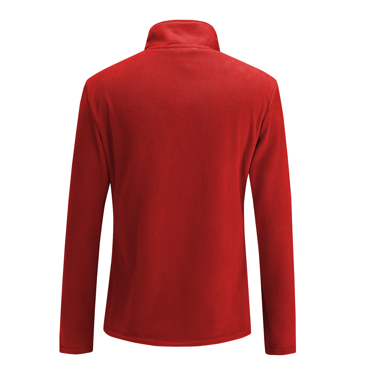POLERA MANGA LARGA MUJER ANDESLAND II CAPA MICROPOLAR LISO MEDIO CIERRE TÉRMICO DEPORTIVO - 3