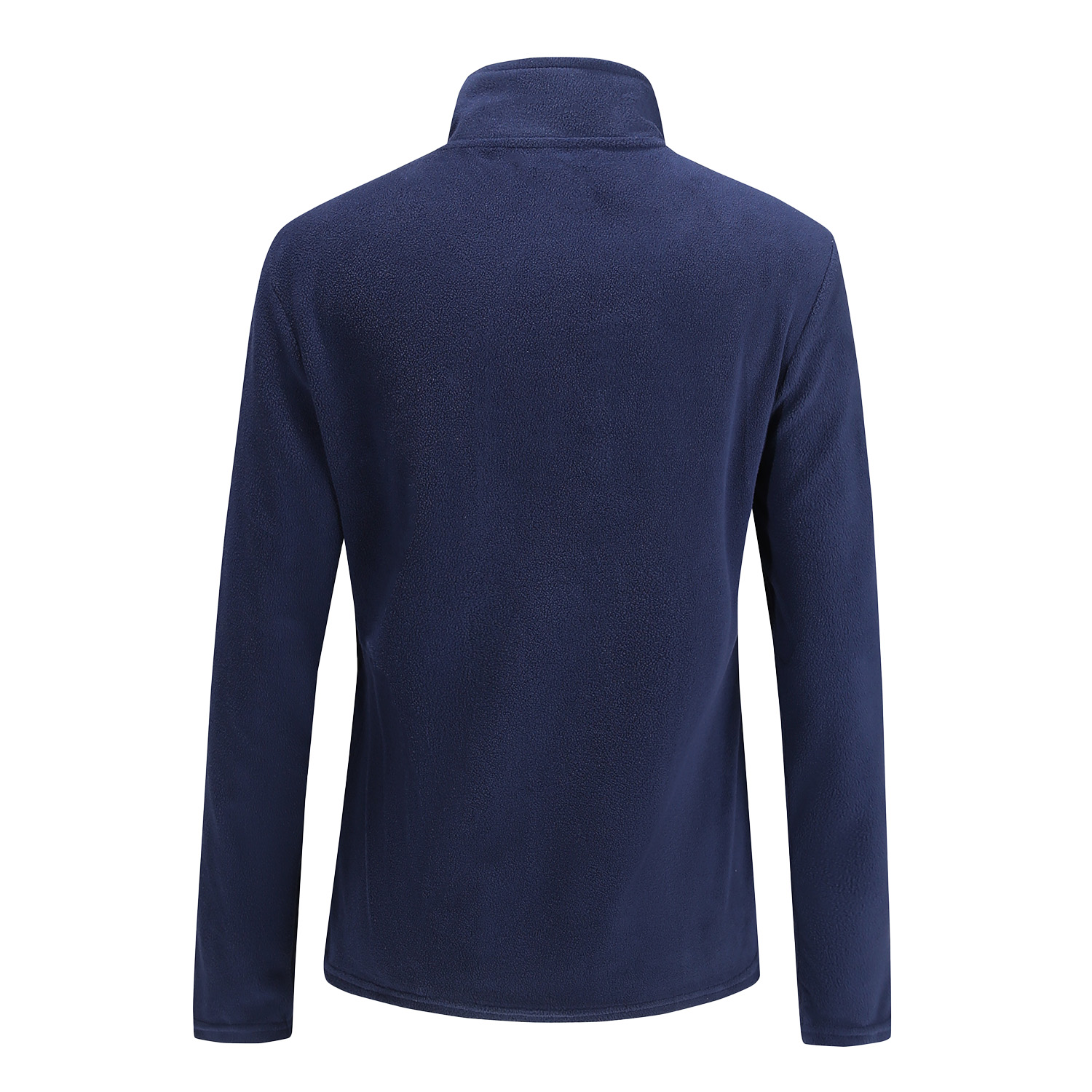 POLERA MANGA LARGA MUJER ANDESLAND II CAPA MICROPOLAR LISO MEDIO CIERRE TÉRMICO DEPORTIVO - 3
