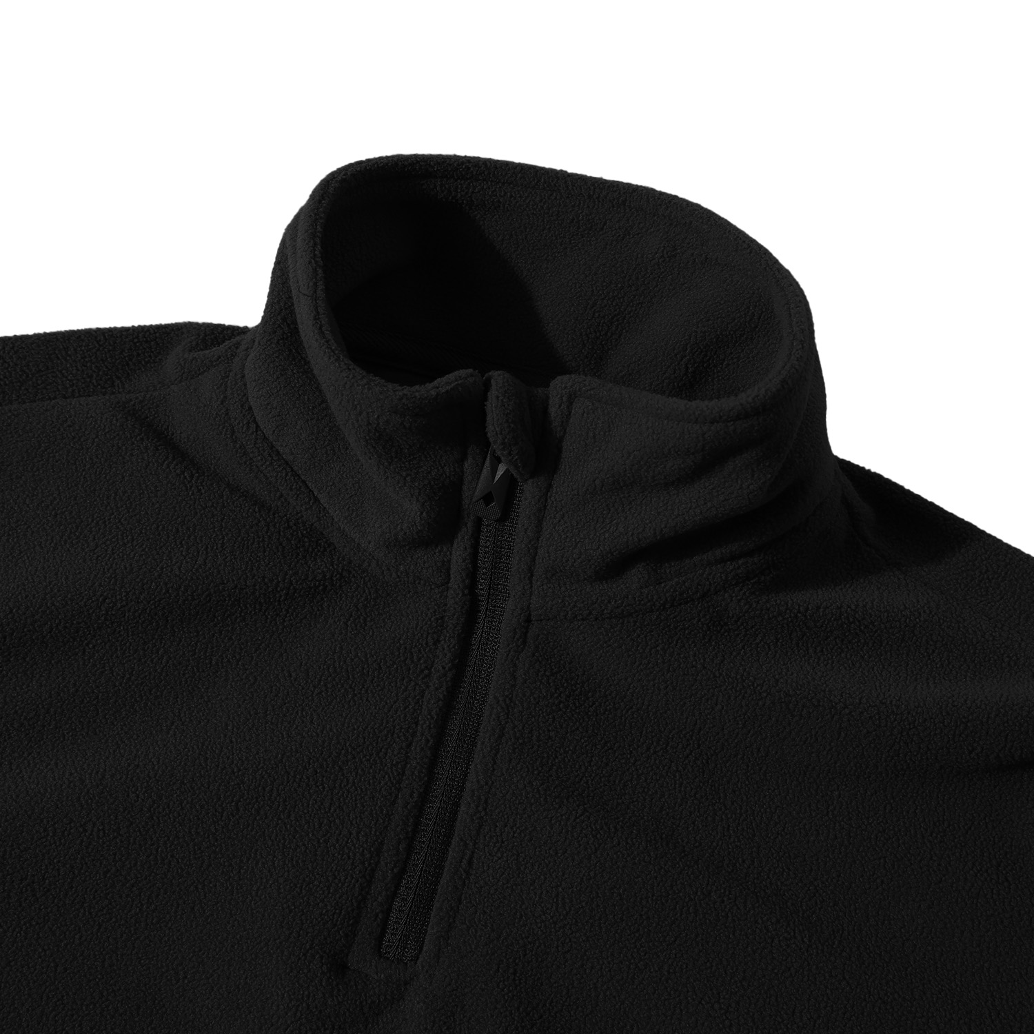 POLERA MANGA LARGA MUJER ANDESLAND II CAPA MICROPOLAR LISO MEDIO CIERRE TÉRMICO DEPORTIVO - 4