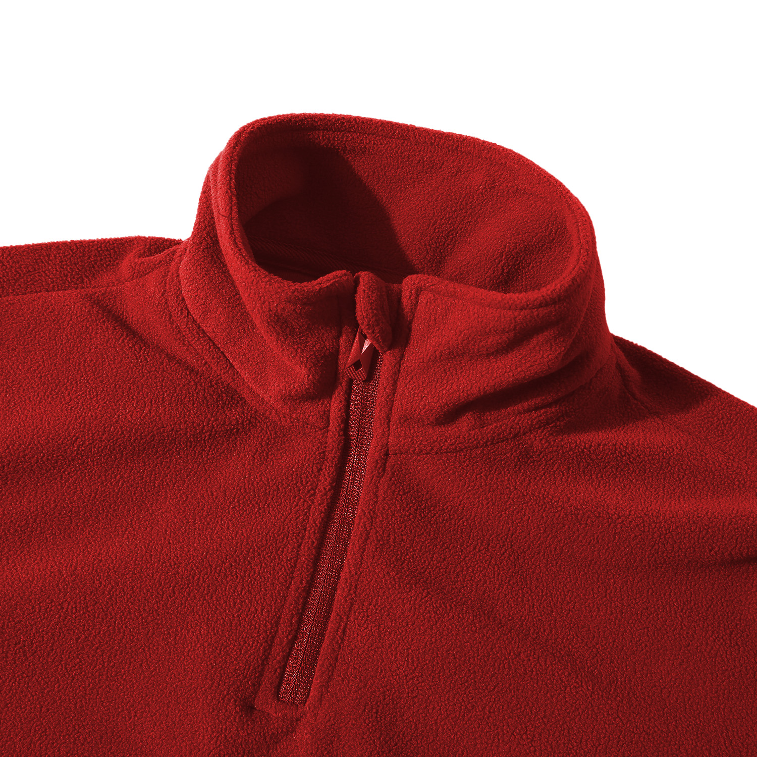 POLERA MANGA LARGA MUJER ANDESLAND II CAPA MICROPOLAR LISO MEDIO CIERRE TÉRMICO DEPORTIVO - 4