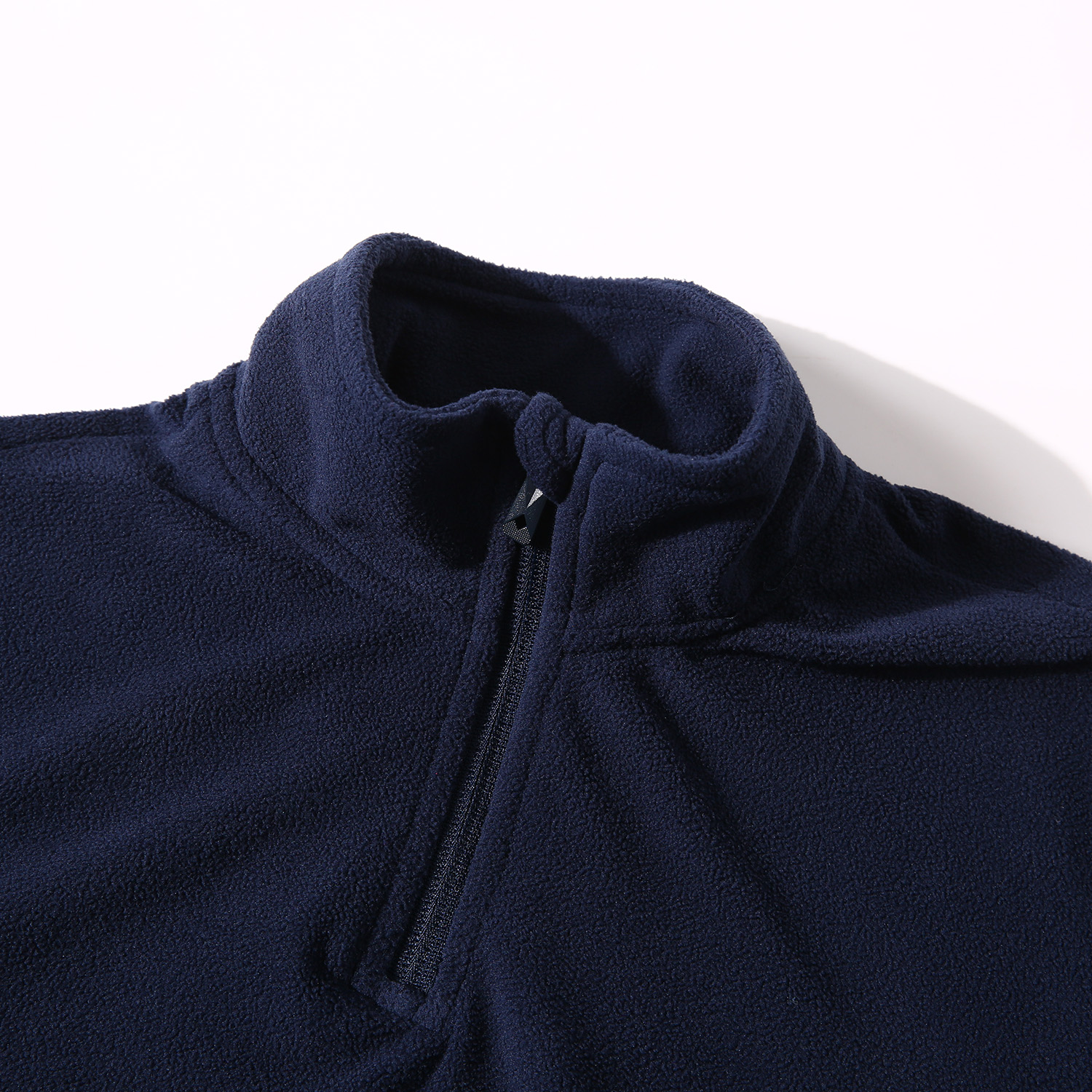 POLERA MANGA LARGA MUJER ANDESLAND II CAPA MICROPOLAR LISO MEDIO CIERRE TÉRMICO DEPORTIVO - 4