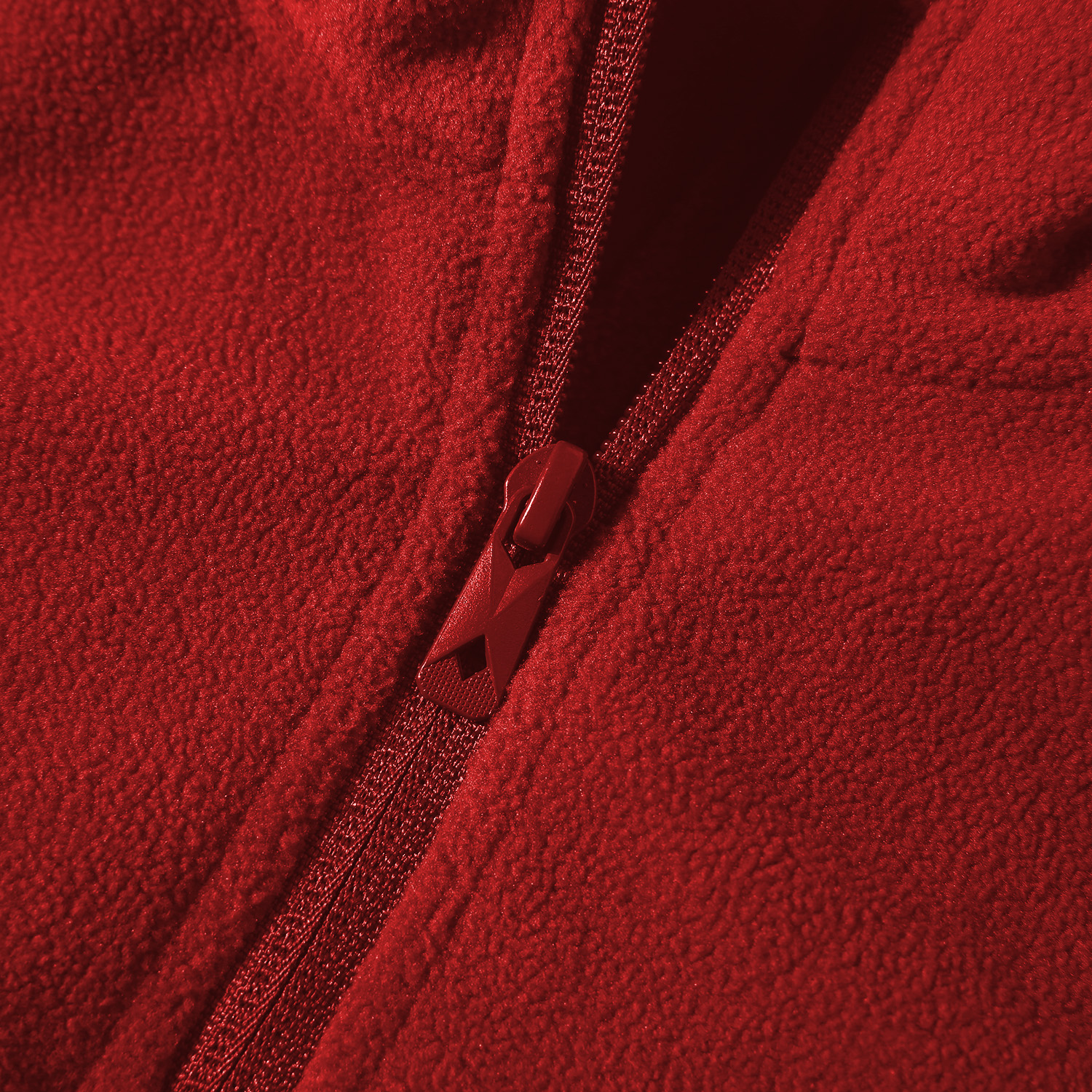 POLERA MANGA LARGA MUJER ANDESLAND II CAPA MICROPOLAR LISO MEDIO CIERRE TÉRMICO DEPORTIVO - 5