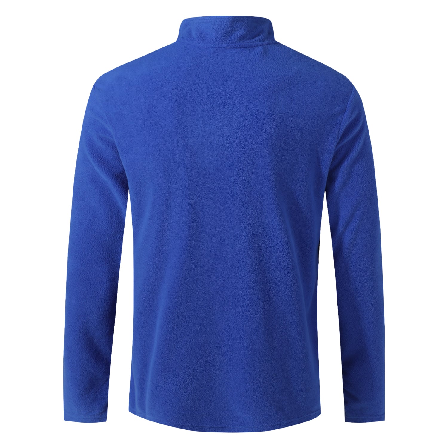 POLERA MANGA LARGA HOMBRE ANDESLAND II CAPA MICROPOLAR LISO MEDIO CIERRE TÉRMICO DEPORTIVO - 3