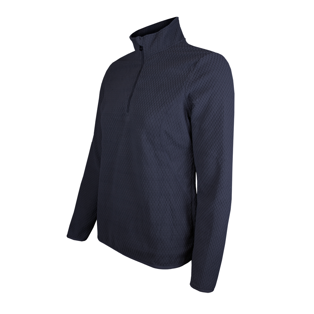 POLERA MANGA LARGA MUJER ANDESLAND II CAPA MICROPOLAR PANAL CON CIERRE CORPORATIVO DEPORTIVO - 2