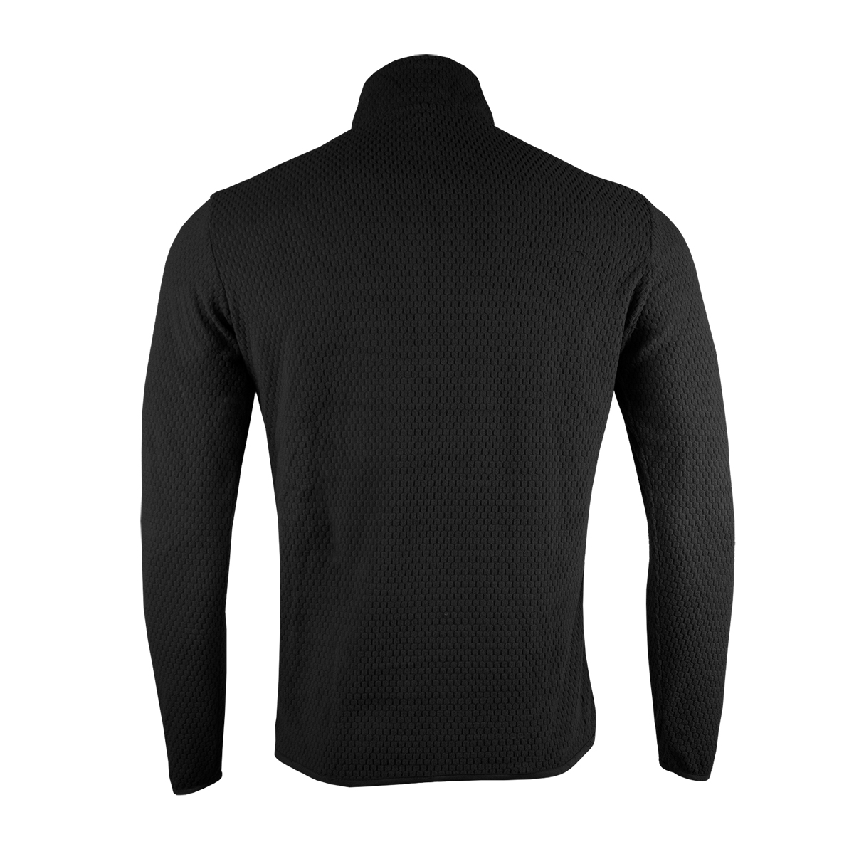 POLERA MANGA LARGA HOMBRE ANDESLAND II CAPA MICROPOLAR PANAL CON CIERRE CORPORATIVO DEPORTIVO - 2