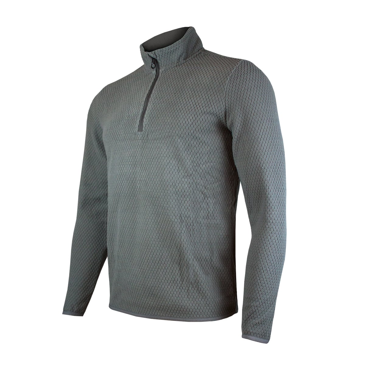 POLERA MANGA LARGA HOMBRE ANDESLAND II CAPA MICROPOLAR PANAL CON CIERRE CORPORATIVO DEPORTIVO - 2
