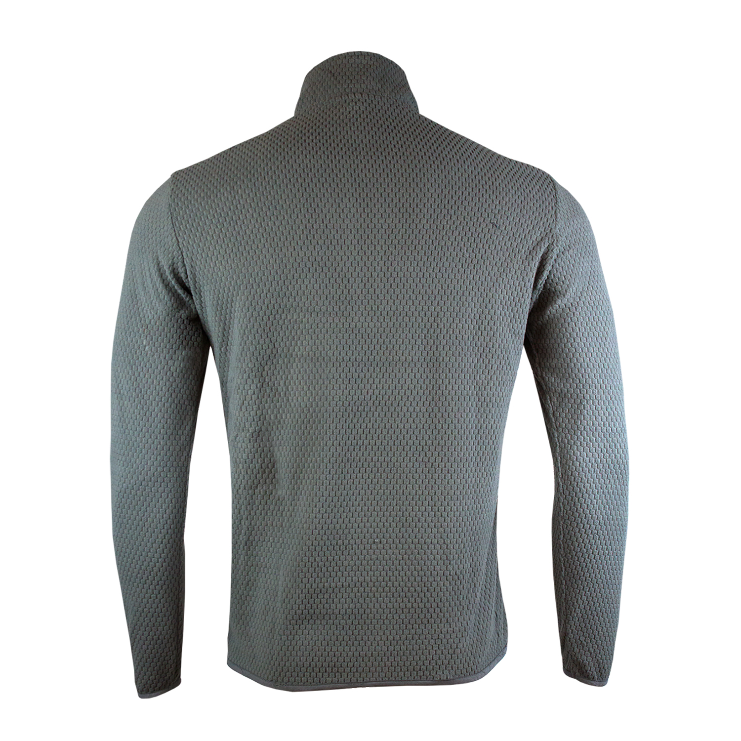 POLERA MANGA LARGA HOMBRE ANDESLAND II CAPA MICROPOLAR PANAL CON CIERRE CORPORATIVO DEPORTIVO - 3