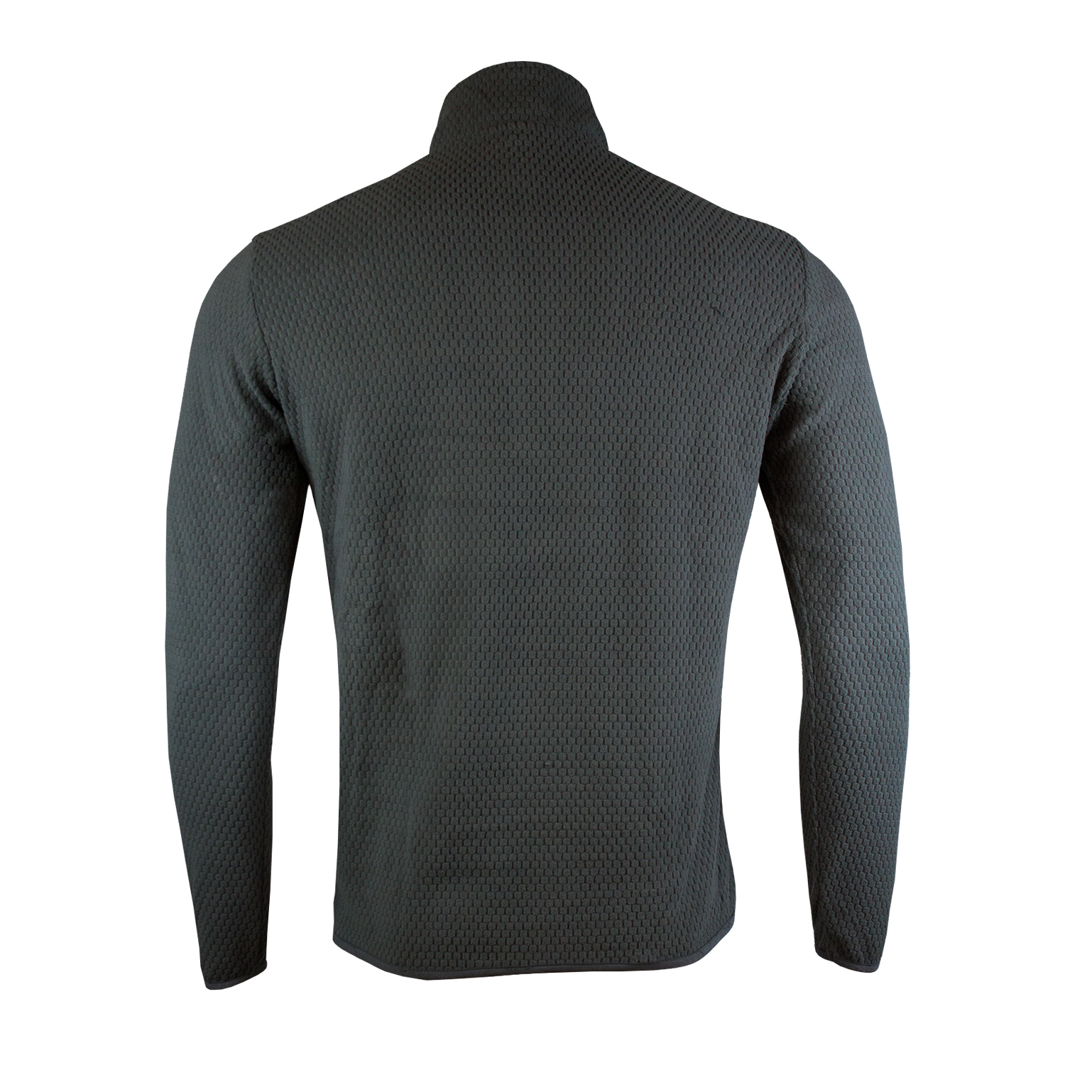 POLERA MANGA LARGA HOMBRE ANDESLAND II CAPA MICROPOLAR PANAL CON CIERRE CORPORATIVO DEPORTIVO - 3