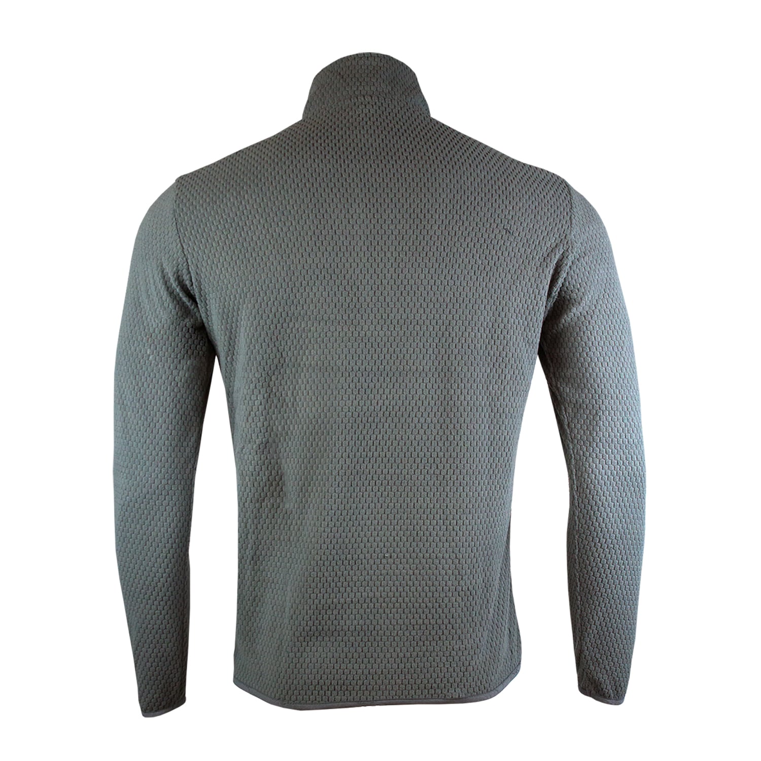 POLERA MANGA LARGA HOMBRE ANDESLAND II CAPA MICROPOLAR PANAL CON CIERRE CORPORATIVO DEPORTIVO - 3