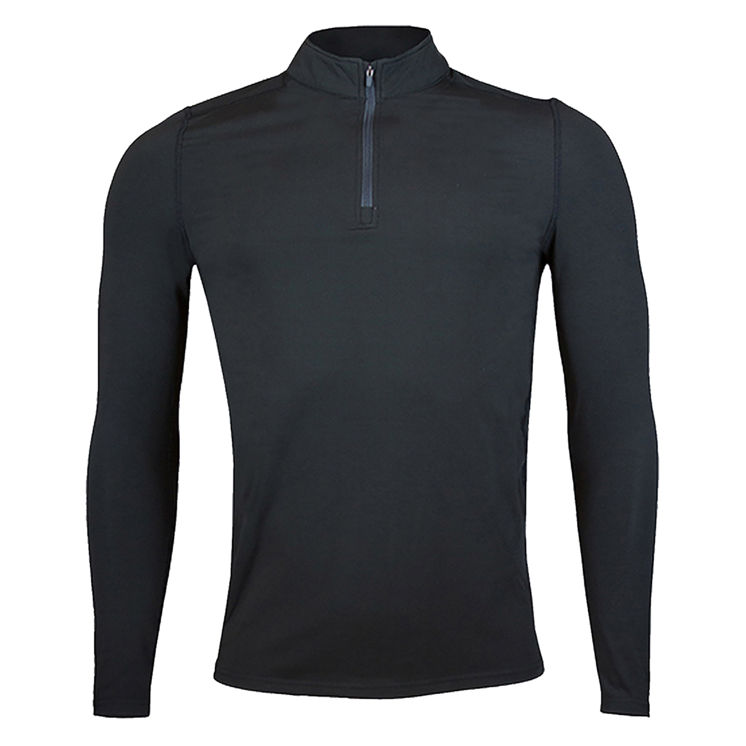 POLERA MANGA LARGA HOMBRE ANDESLAND MICROPOLAR CON CIERRE PRIMERA CAPA - 1