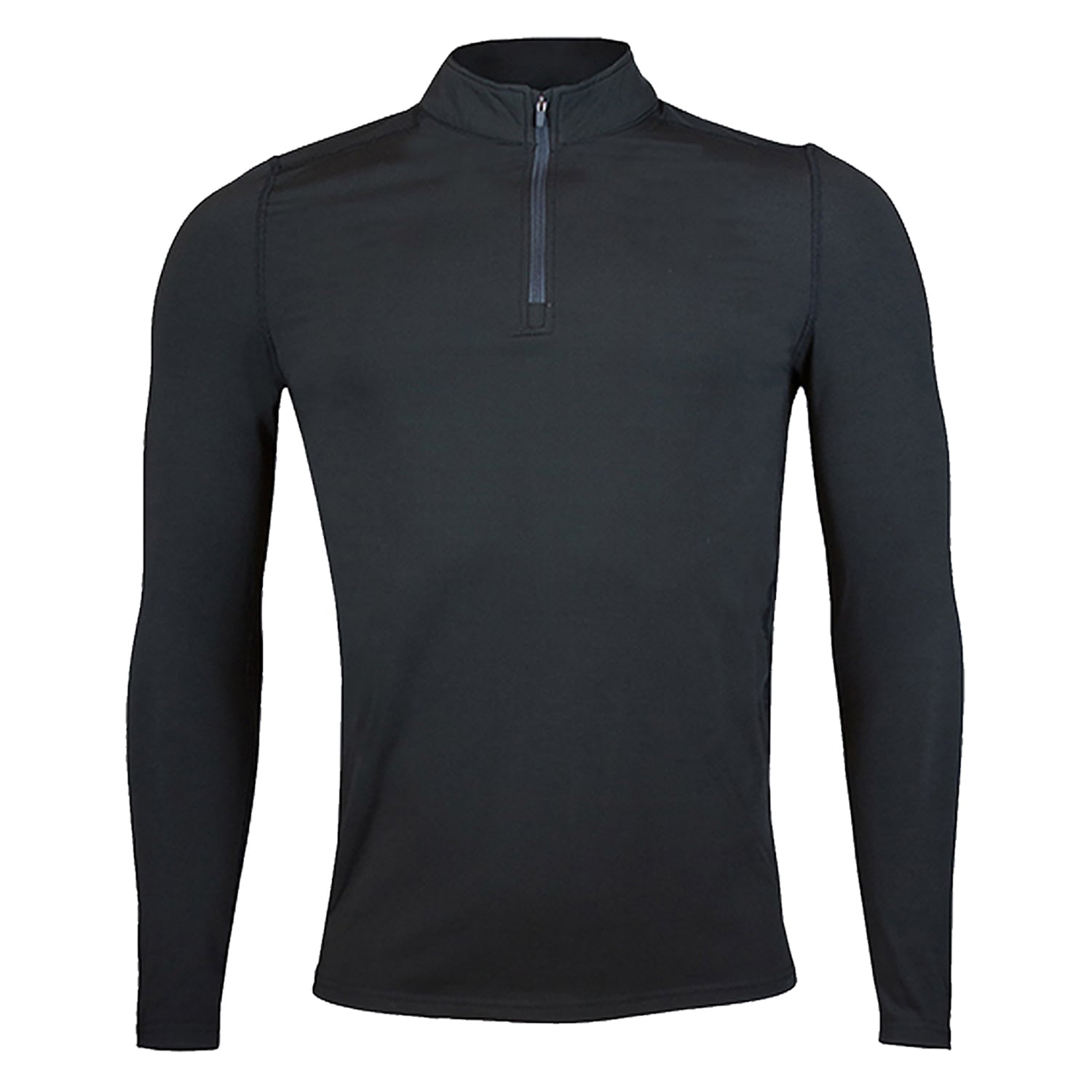 POLERA MANGA LARGA HOMBRE ANDESLAND MICROPOLAR CON CIERRE PRIMERA CAPA - 1