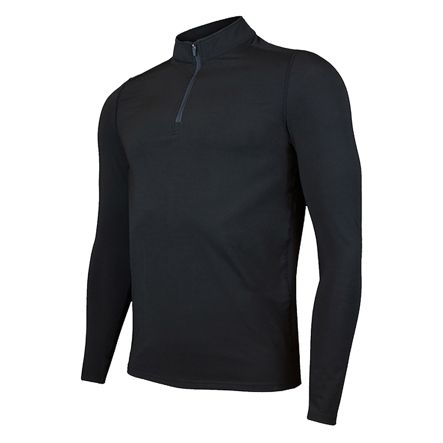 POLERA MANGA LARGA HOMBRE ANDESLAND MICROPOLAR CON CIERRE PRIMERA CAPA - 2