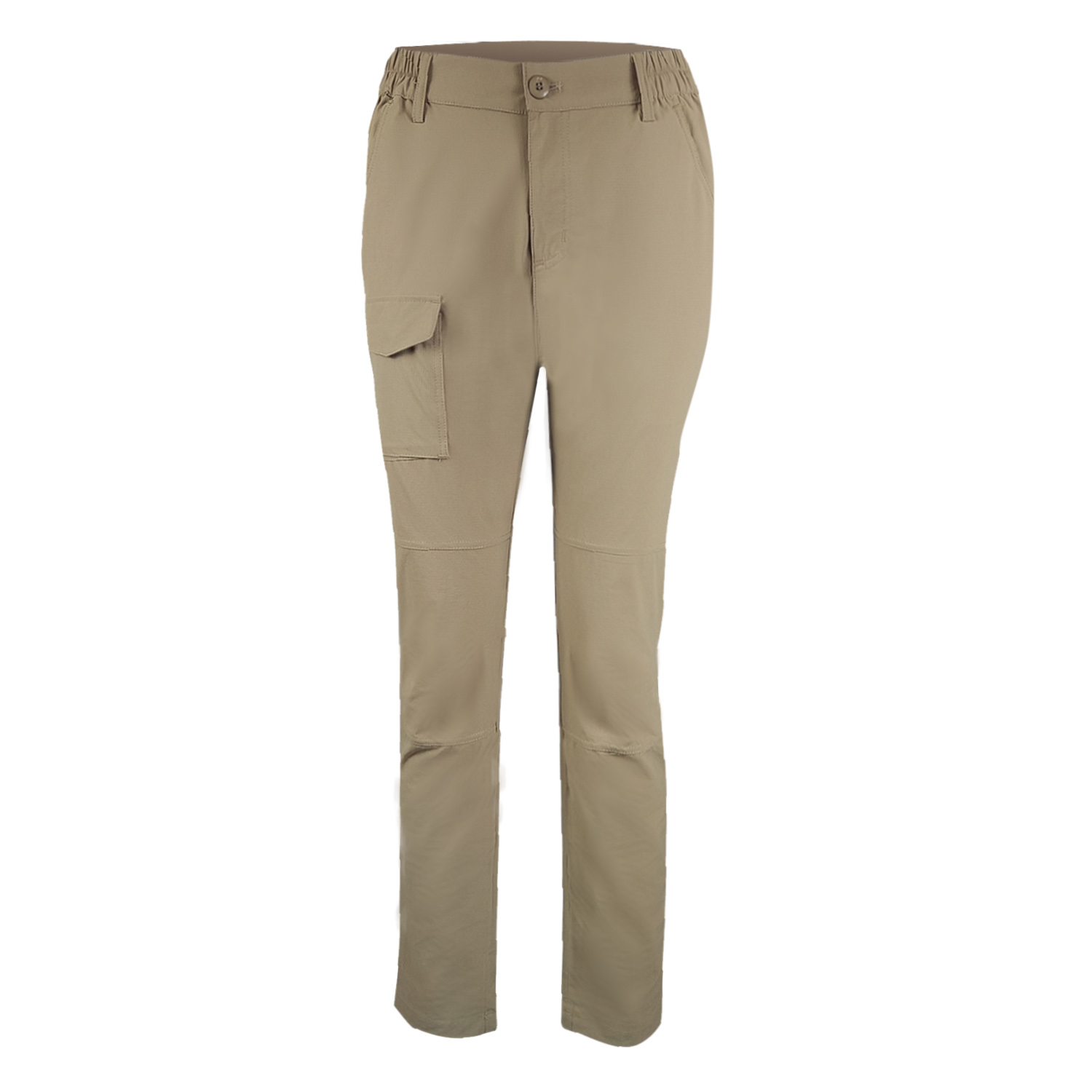 PANTALÓN LARGO REGULAR MUJER ANDESLAND BEIGE OUTDOOR CORPORATIVO TREKKING SECADO RAPIDO UPF50 - 1