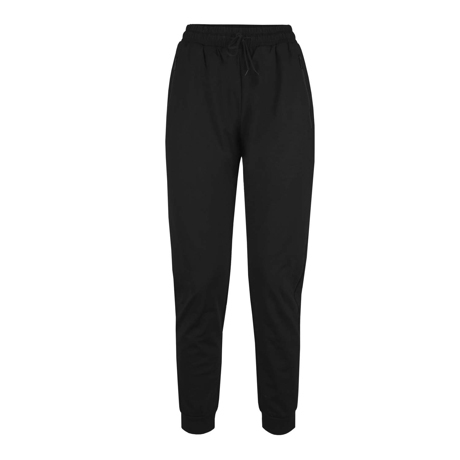PANTALÓN BUZO LARGO ALGODÓN REGULAR UNISEX ANDESLAND NEGRO DEPORTIVO URBANO STRETCH - 4