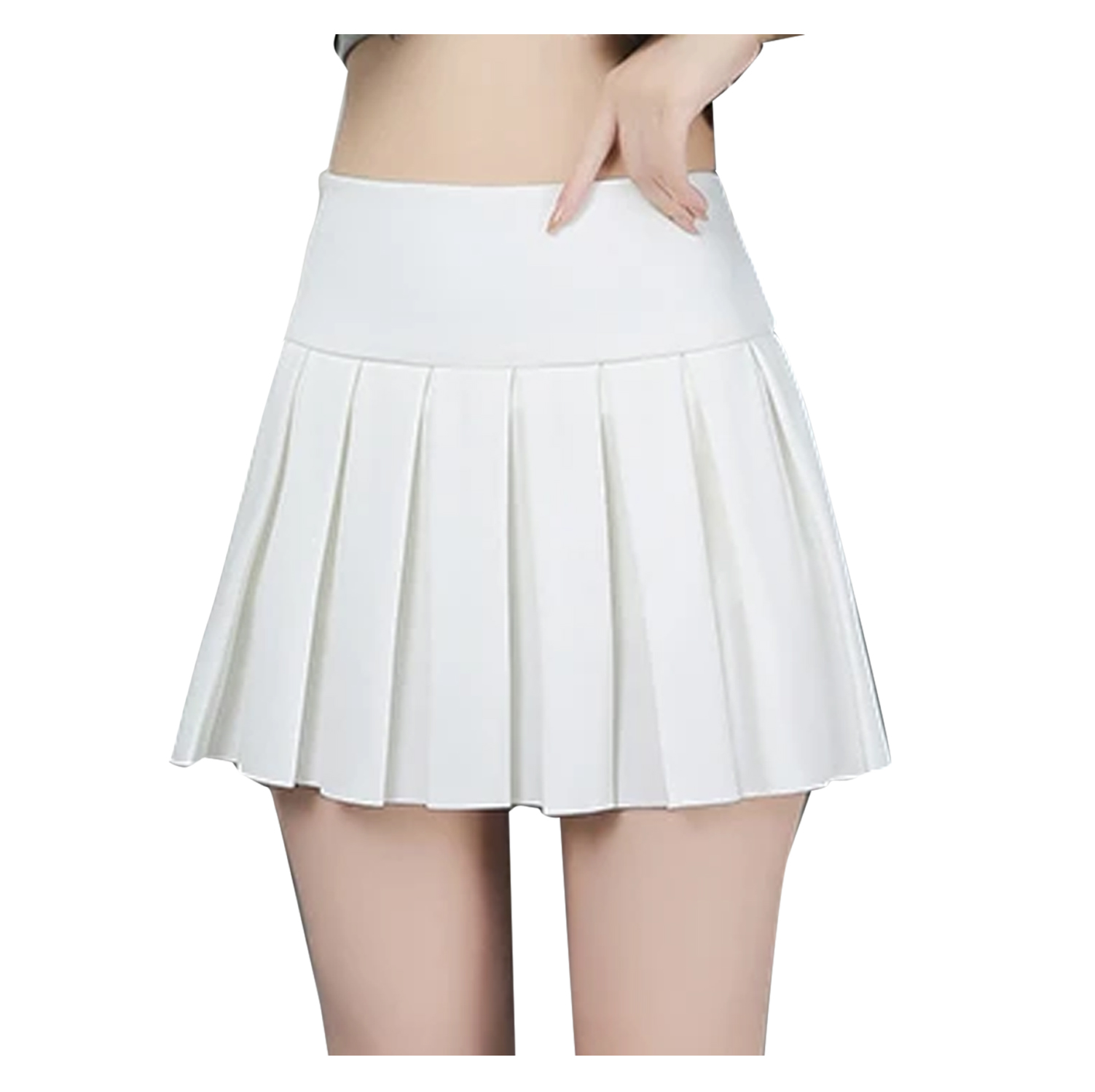 FALDA CAPRI A LA RODILLA MUJER ANDESLAND CALZA PADEL PLISADA - 1