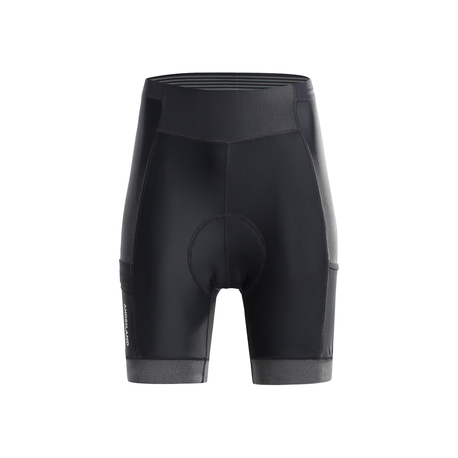CALZA SHORT SKINNY MUJER ANDESLAND NEGRO CICLISMO ACOLCHADO DRYUP BOLSILLOS 03 - 1