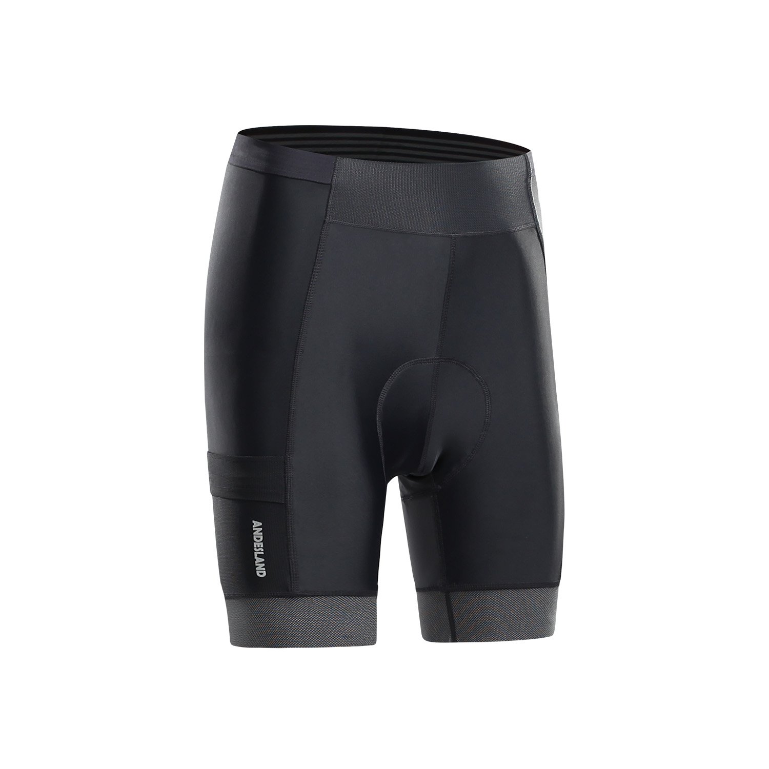 CALZA SHORT SKINNY MUJER ANDESLAND NEGRO CICLISMO ACOLCHADO DRYUP BOLSILLOS 03 - 2