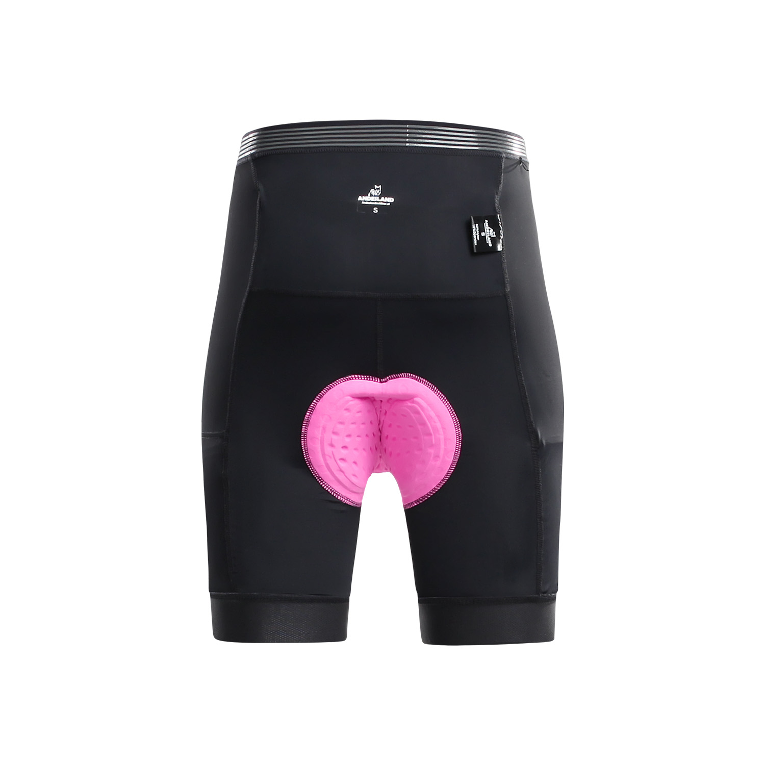 CALZA SHORT SKINNY MUJER ANDESLAND NEGRO CICLISMO ACOLCHADO DRYUP BOLSILLOS 03 - 4
